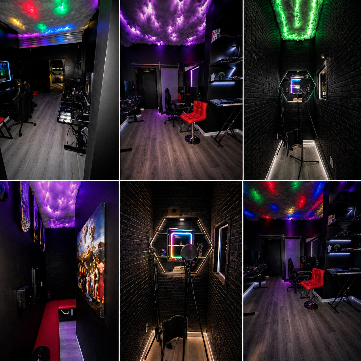 Provided original Genesis 27 Studio equipment and interior collage